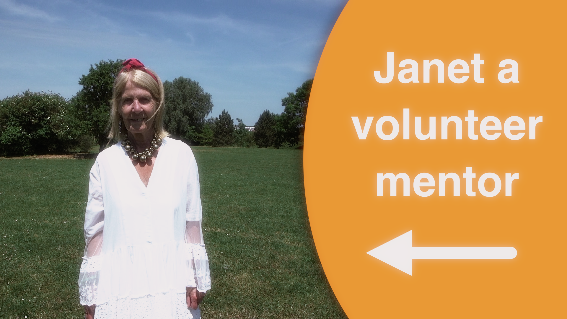 Janet a volunteer mentor